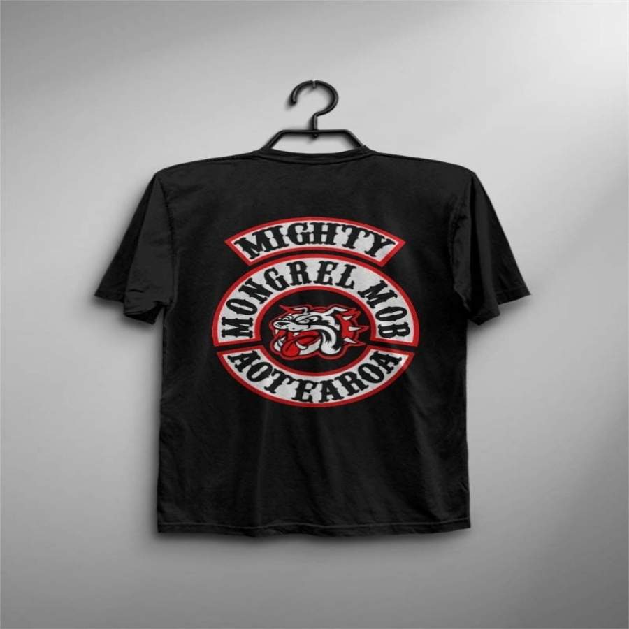 Details About Vintage Rare Mongrel Mob Motorcycle Club Mc Reprint T Shirt Tees Top