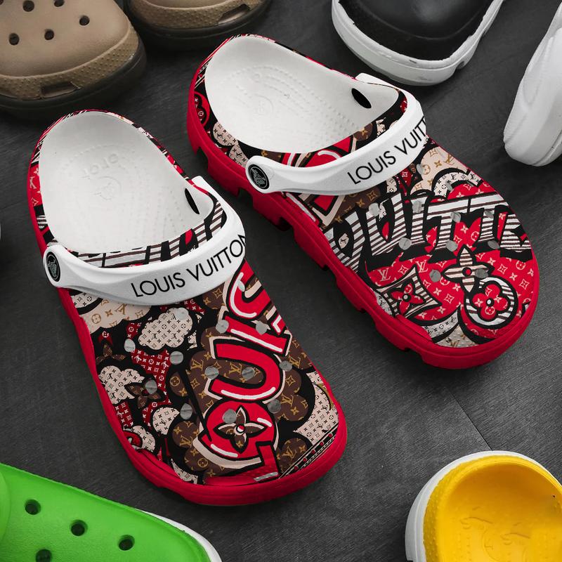 Lv Crocs- Special Gift For Crocs Lovers- Hot Sale 2023 – Vu01971