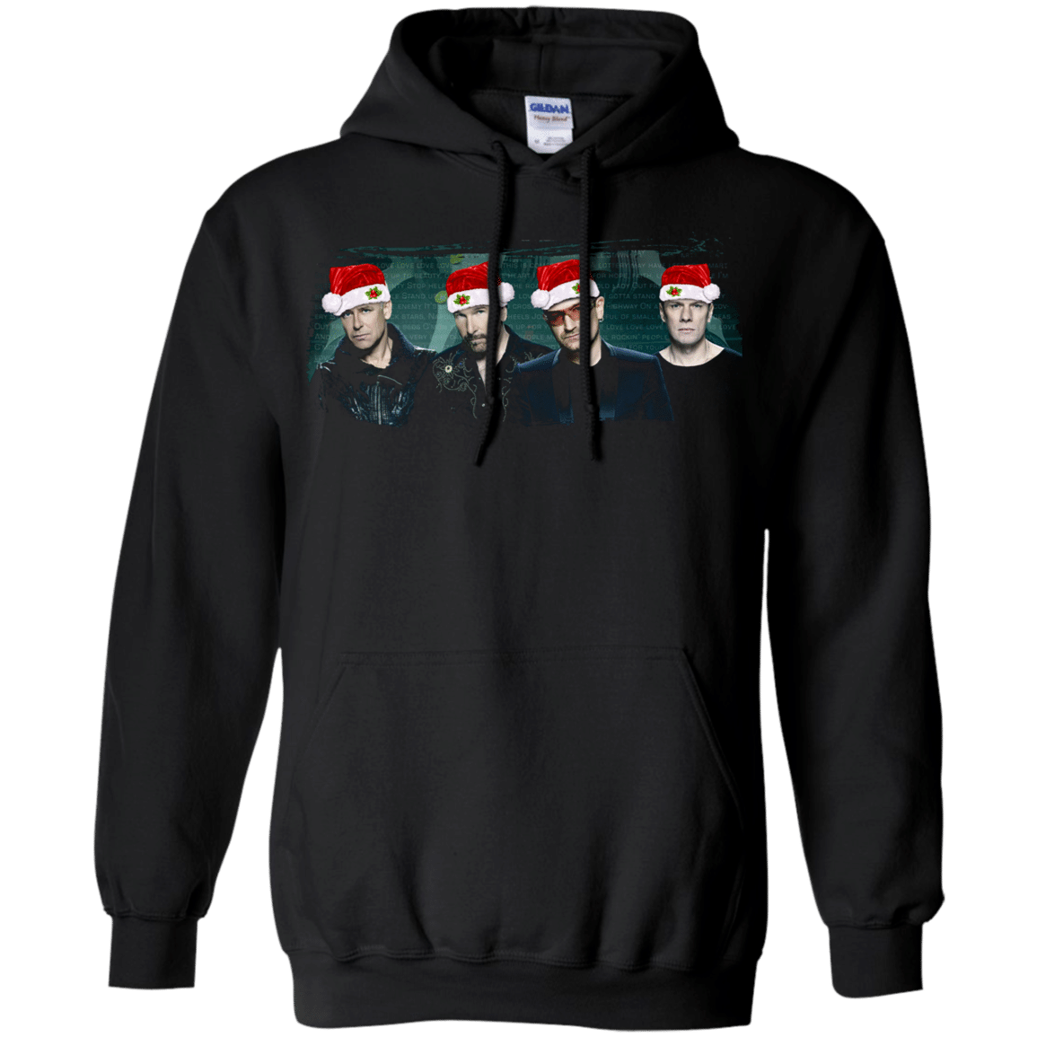 Find U2 Christmas Shirt, U2 Rock Band Music Xmas Hoodie