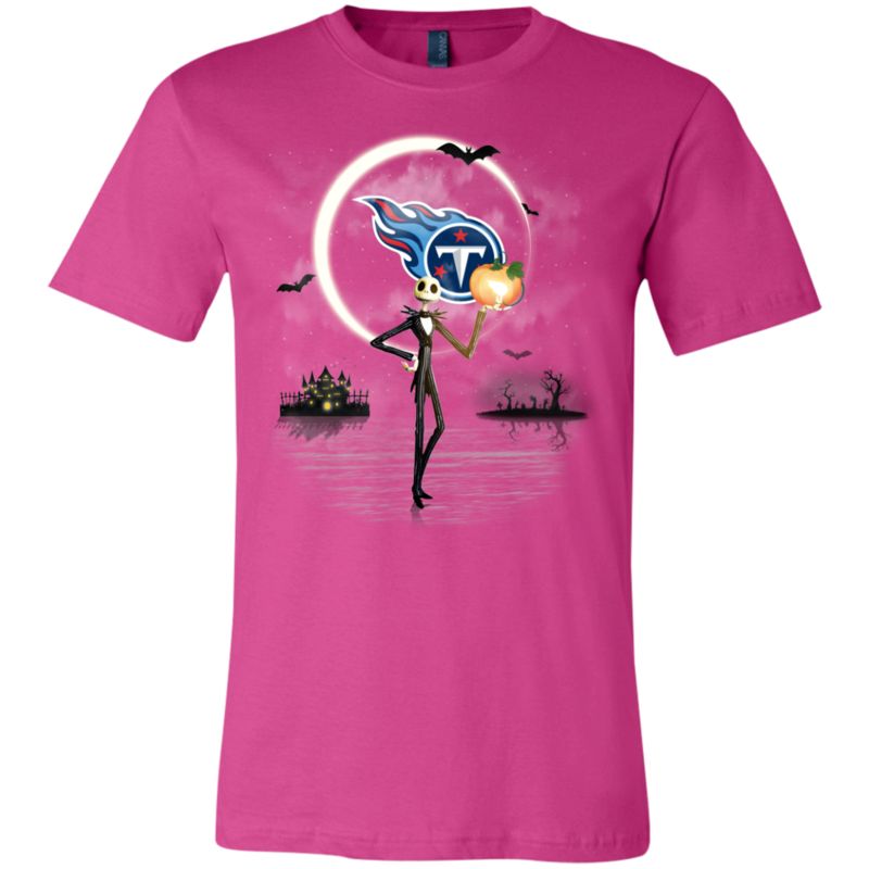 Jack Halloween Shirt For Tennessee Titans Fans Short Sleeve T-Shirt - The Music City Titans Fans