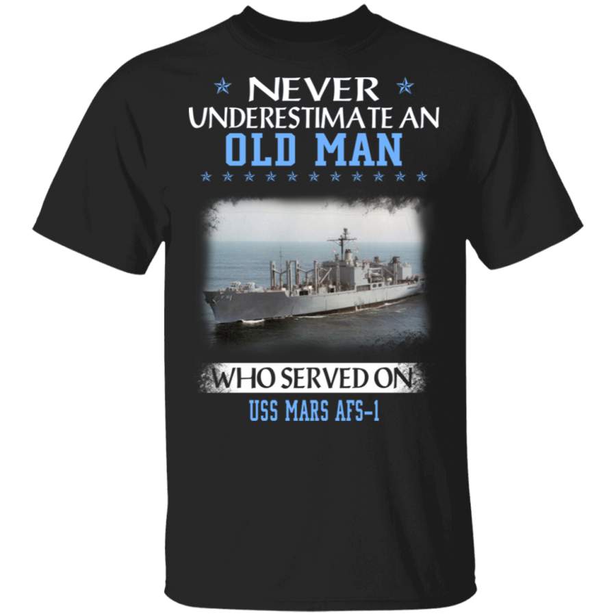 USS Mars AFS-1 Veterans Day Christmas Gift T-Shirt