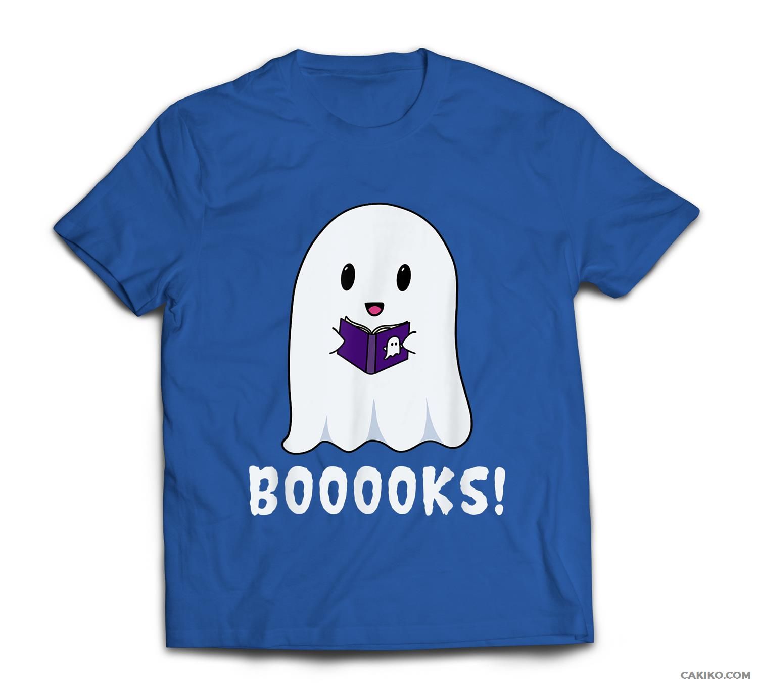 Booooks Halloween Ghost Reading Library Book English Teacher T-Shirt