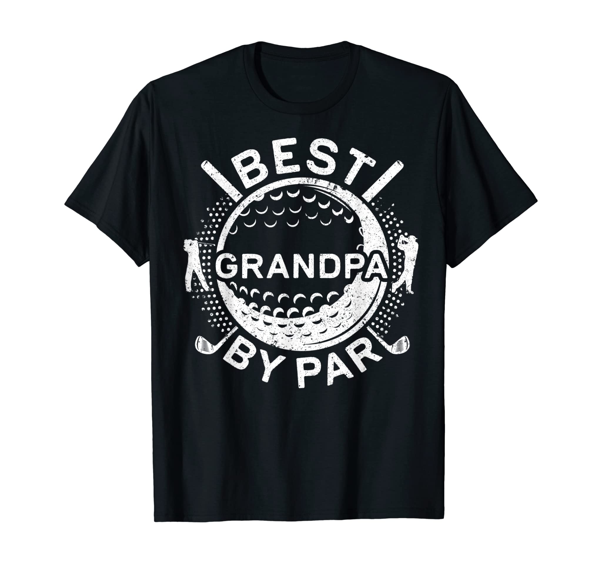 Mens Best Grandpa By Par T-Shirt Golf Lover Father’s Day Gift T-Shirt