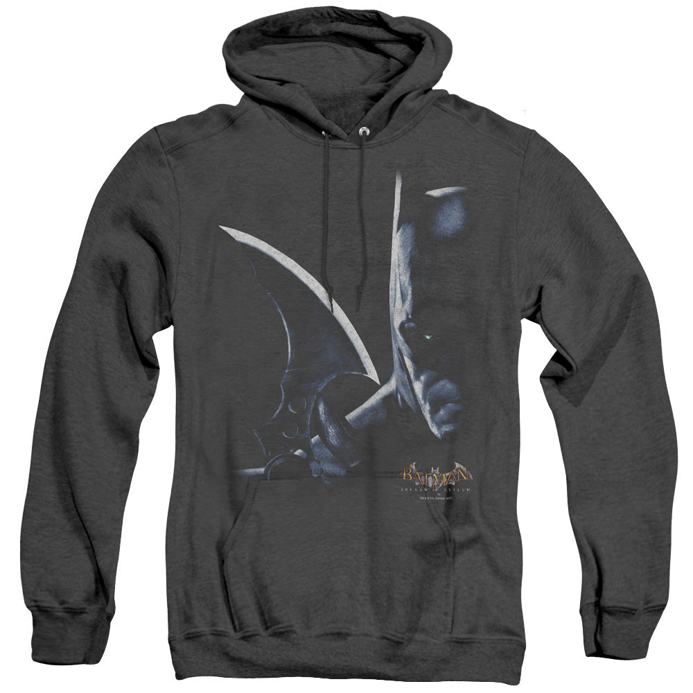 Batman Aa Arkham Batman Heather Mens Hoodie Black