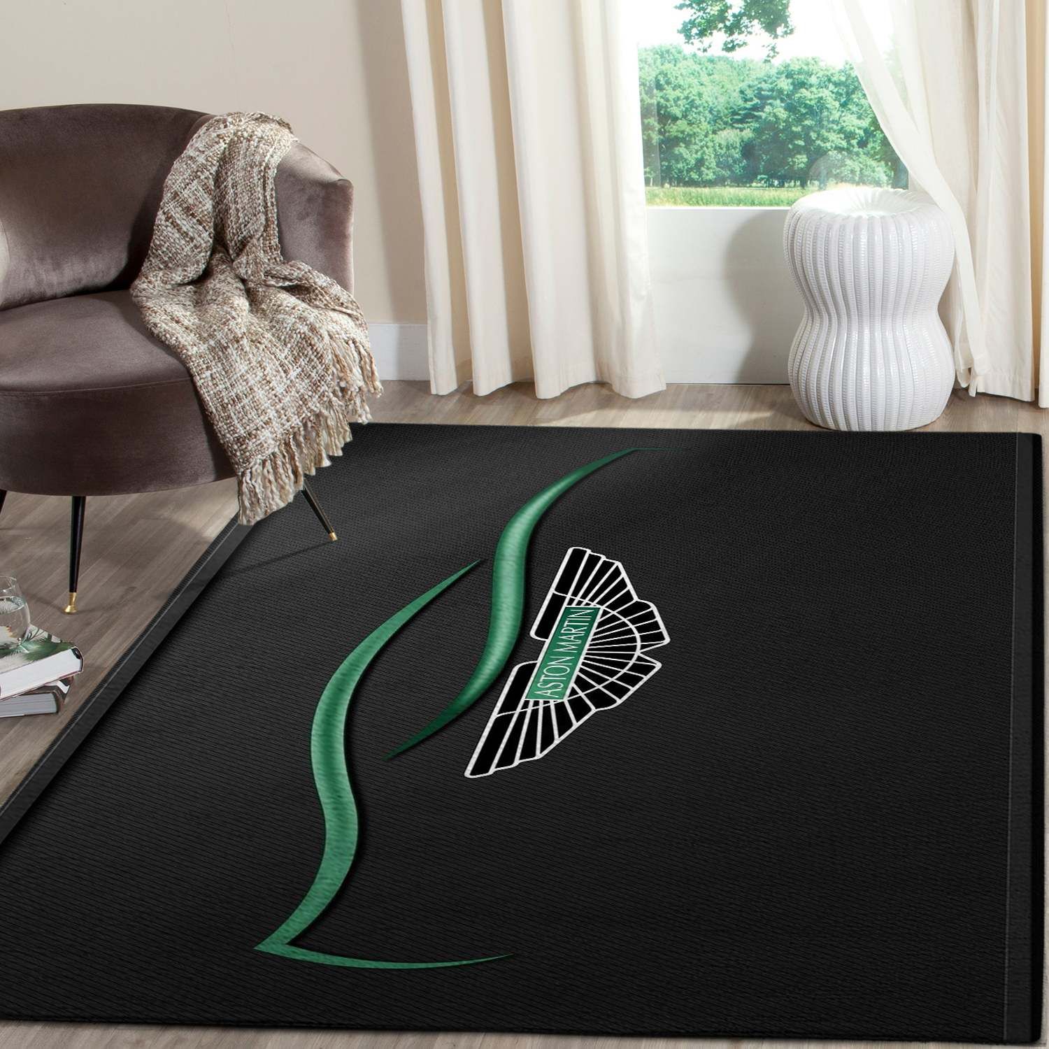 Aston Martin Logo SuperCars Area Rugs Living Room Carpet FN161214 Local Brands Floor Decor