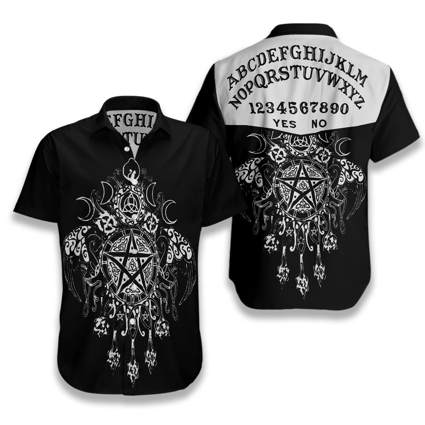 Wicca Pentagram Ez19 1609 Hawaiian Shirt