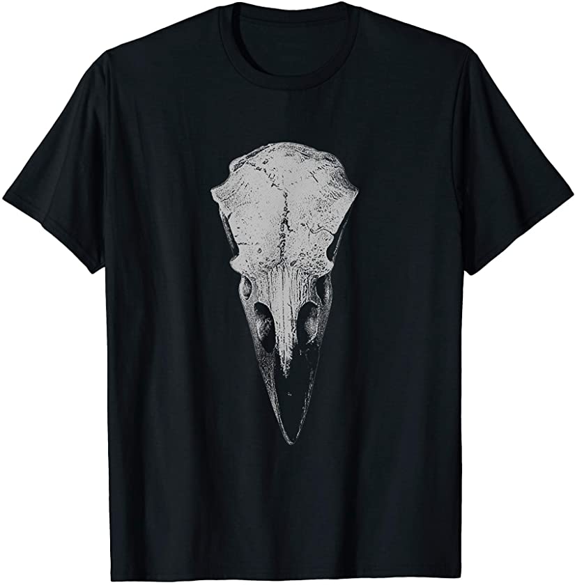 Alternative Clothes Aesthetic Goth Women – Raven Skull T-Shirt