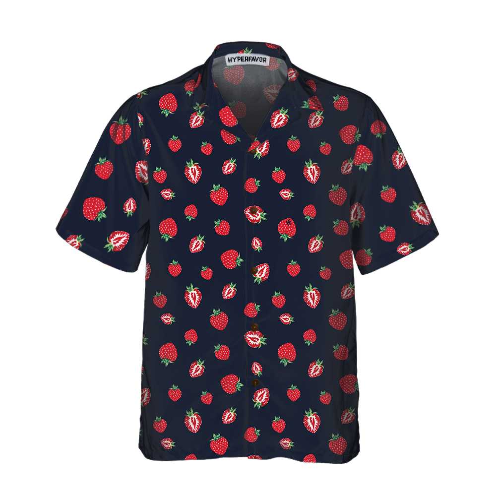 Strawberry Slice Hawaii Shirt For Men Print Ha92889