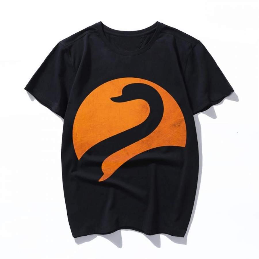 shadow of swan women t shirt clothes girls ulzzang Casual men tshirt harajuku ulzzang kawaii 90s t-shirt female top tee streetwear