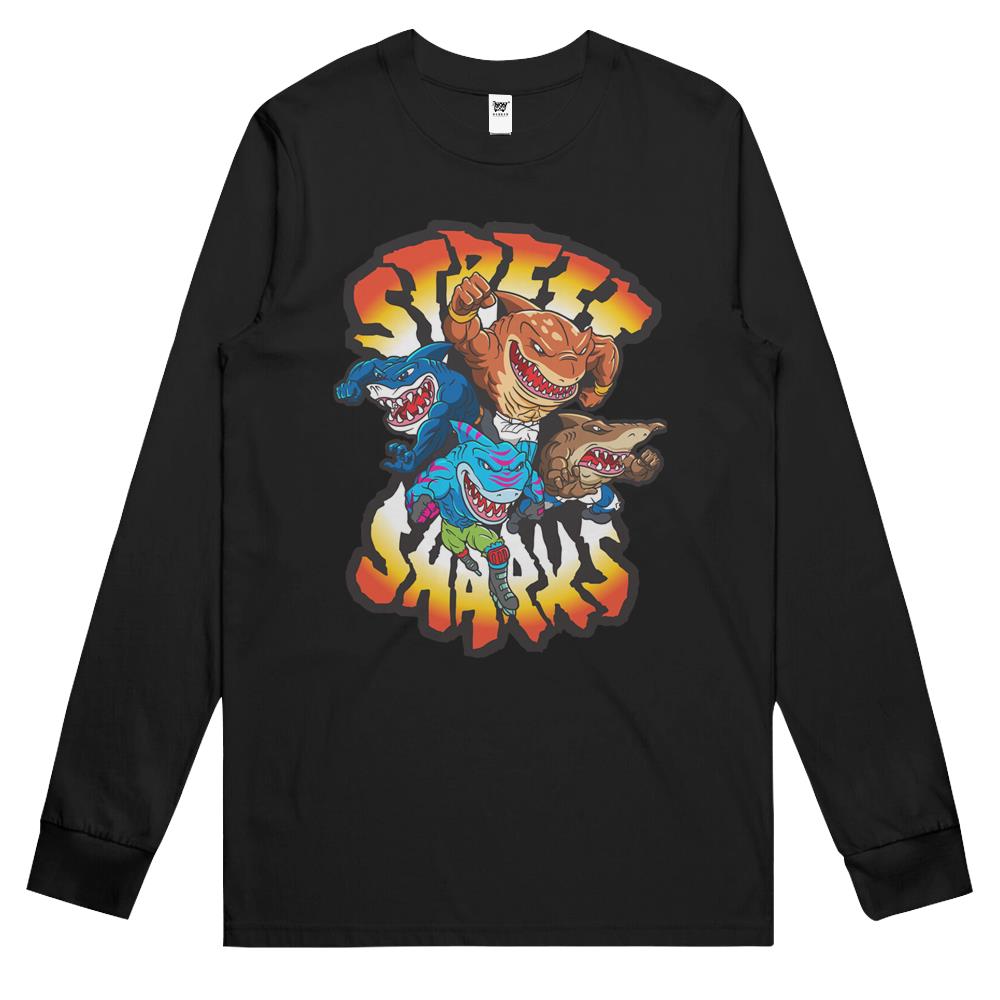 Shark Warriors Long Sleeve T Shirts