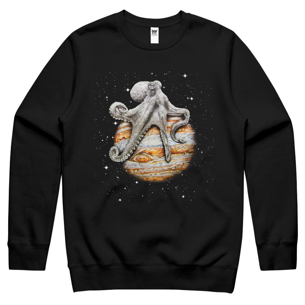 Celestial Cephalopod Crewneck Sweatshirt