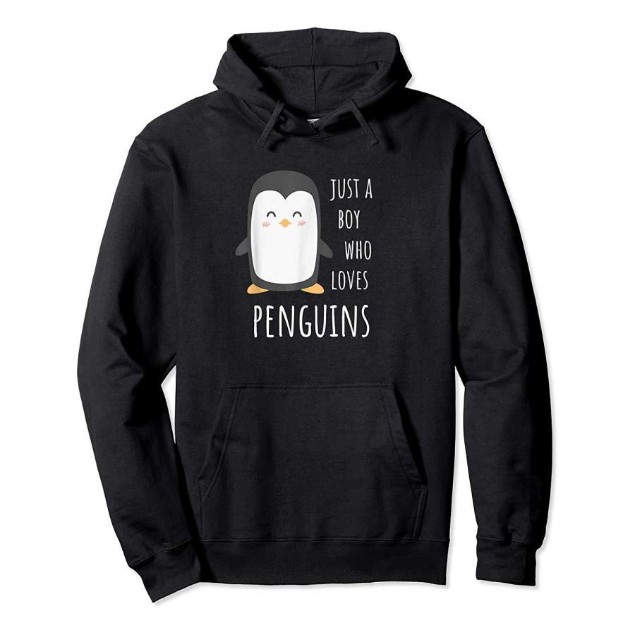 Penguin   Just a boy who loves penguins Hoodie