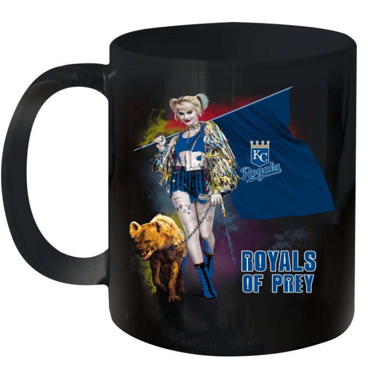 Harley Quinn flag Kansas City Royals Of Prey Ceramic Mug 11oz