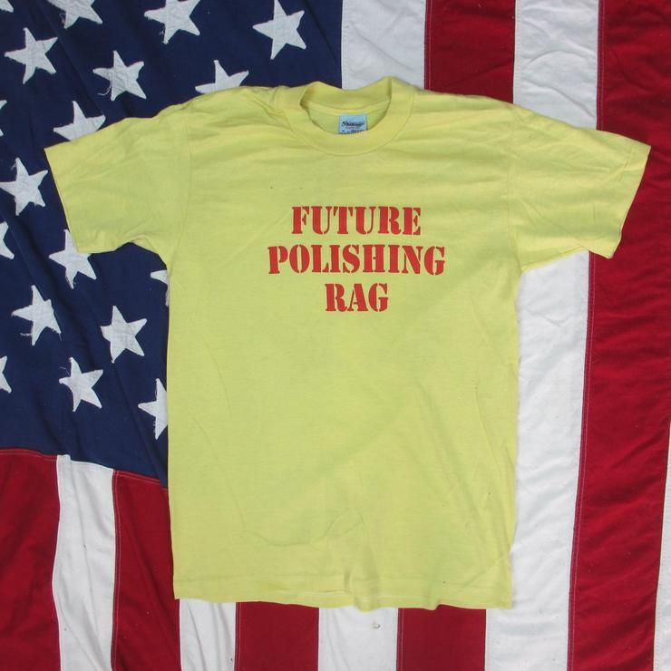 Vintage 1980 S Future Polishing Rag Shirt