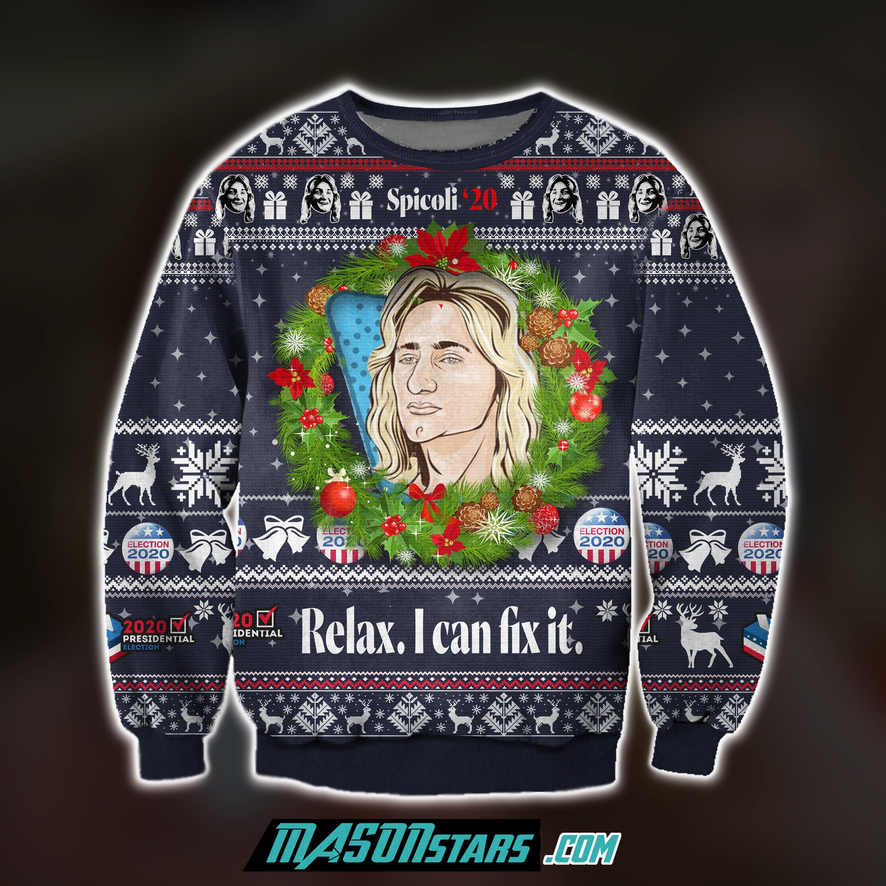 Spicoli 20 Relax I Can Fix It 3D Print Ugly Sweater Hoodie All Over Printed Cint10008