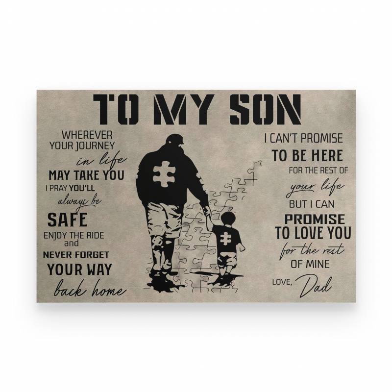 Autism To My Son Autism - Poster