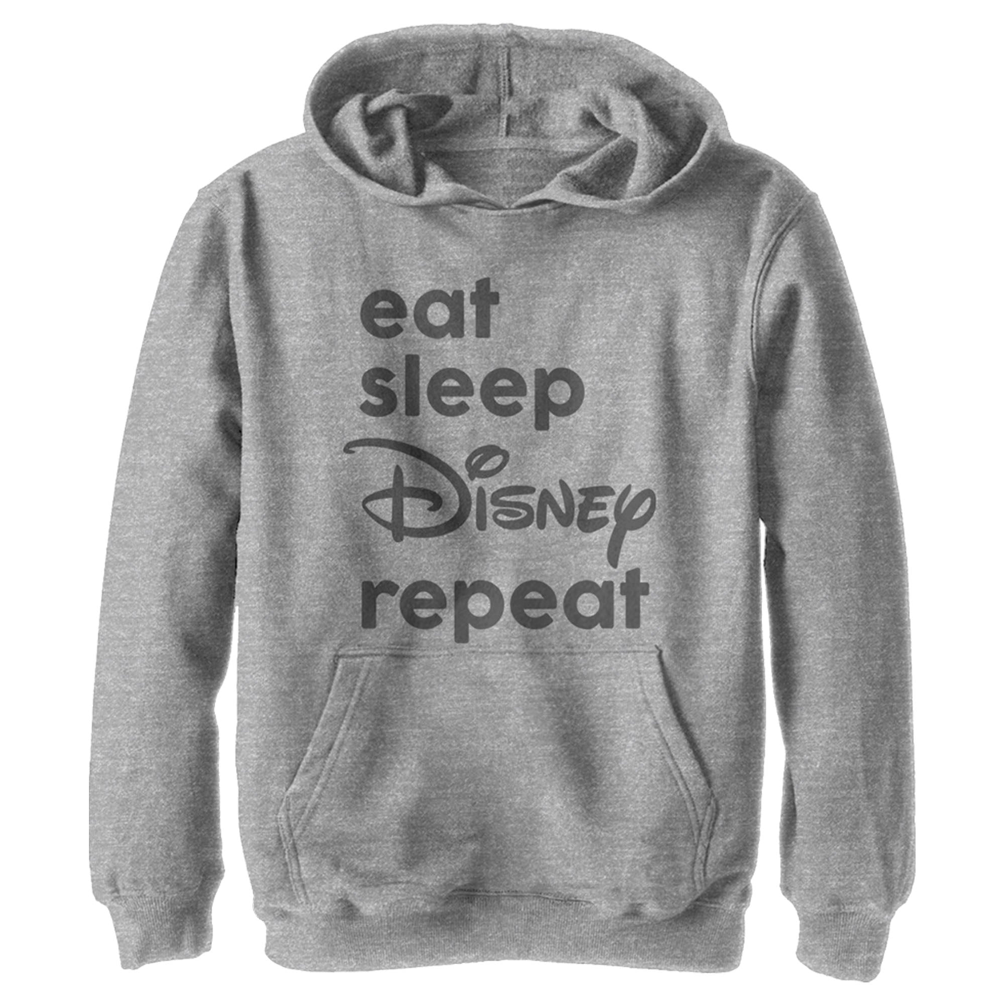 Boy’S Disney Eat Sleep Repeat Pull Over Hoodie