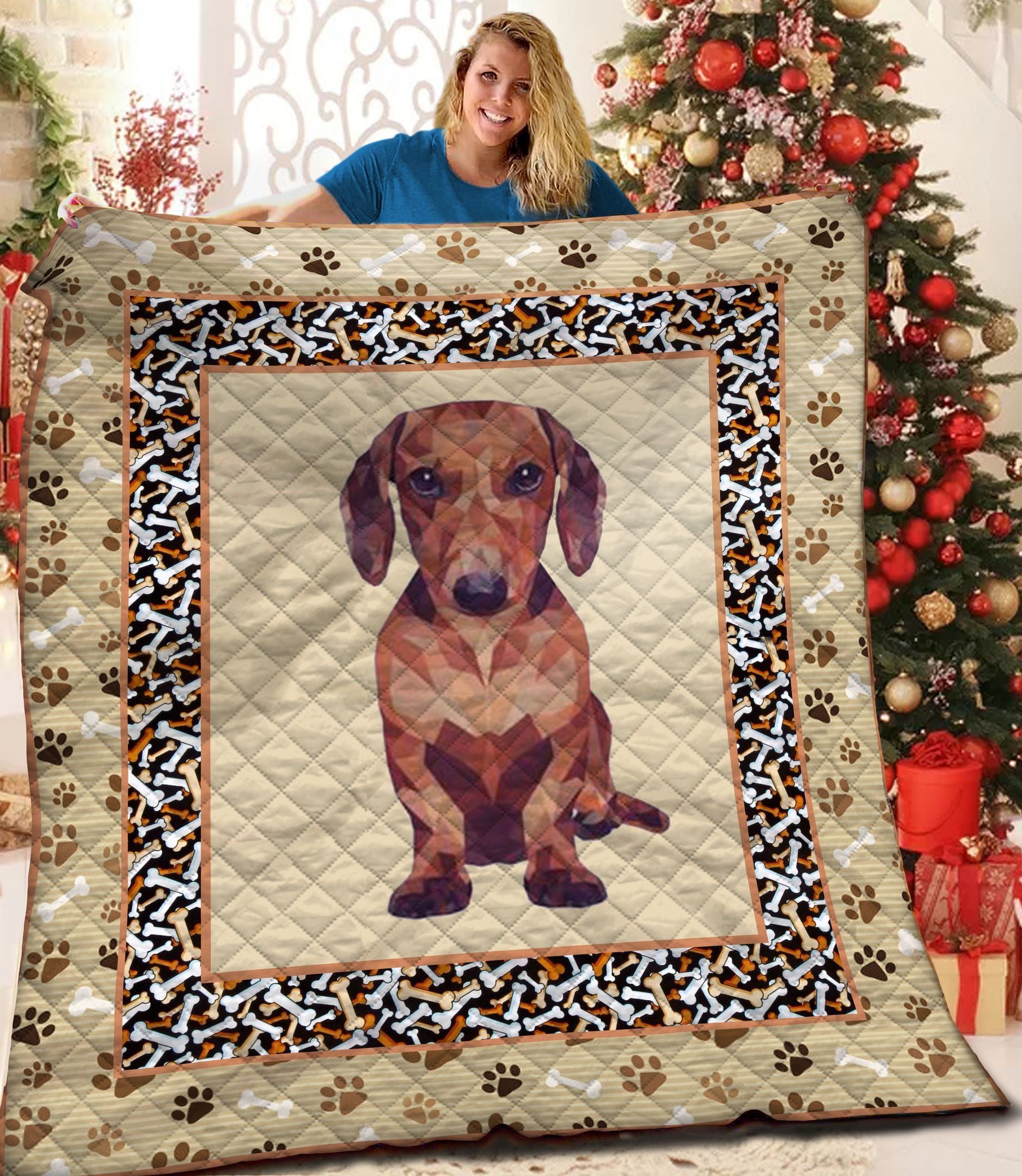 Dachshunds Puppy Dachshund Doxie Wiener Dog Lovers Cl291220060Mi Quilt Blanket