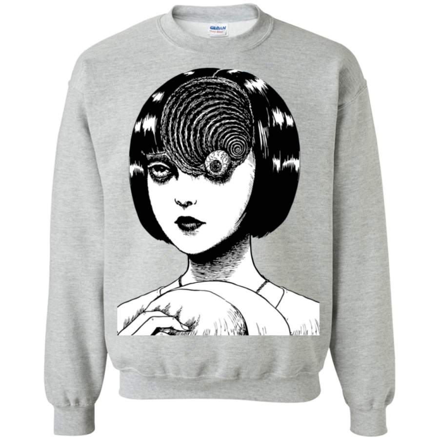 AGR Woman With Special Eyeball Crewneck Pullover Sweatshirt