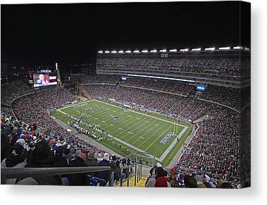 New England Patriots And Tom Brady Juergen Roth Canvas Print