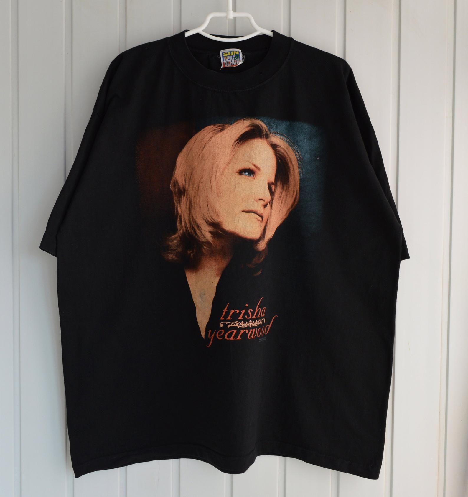 Vintage Trisha Yearwood 1997 European Tour T Shirt