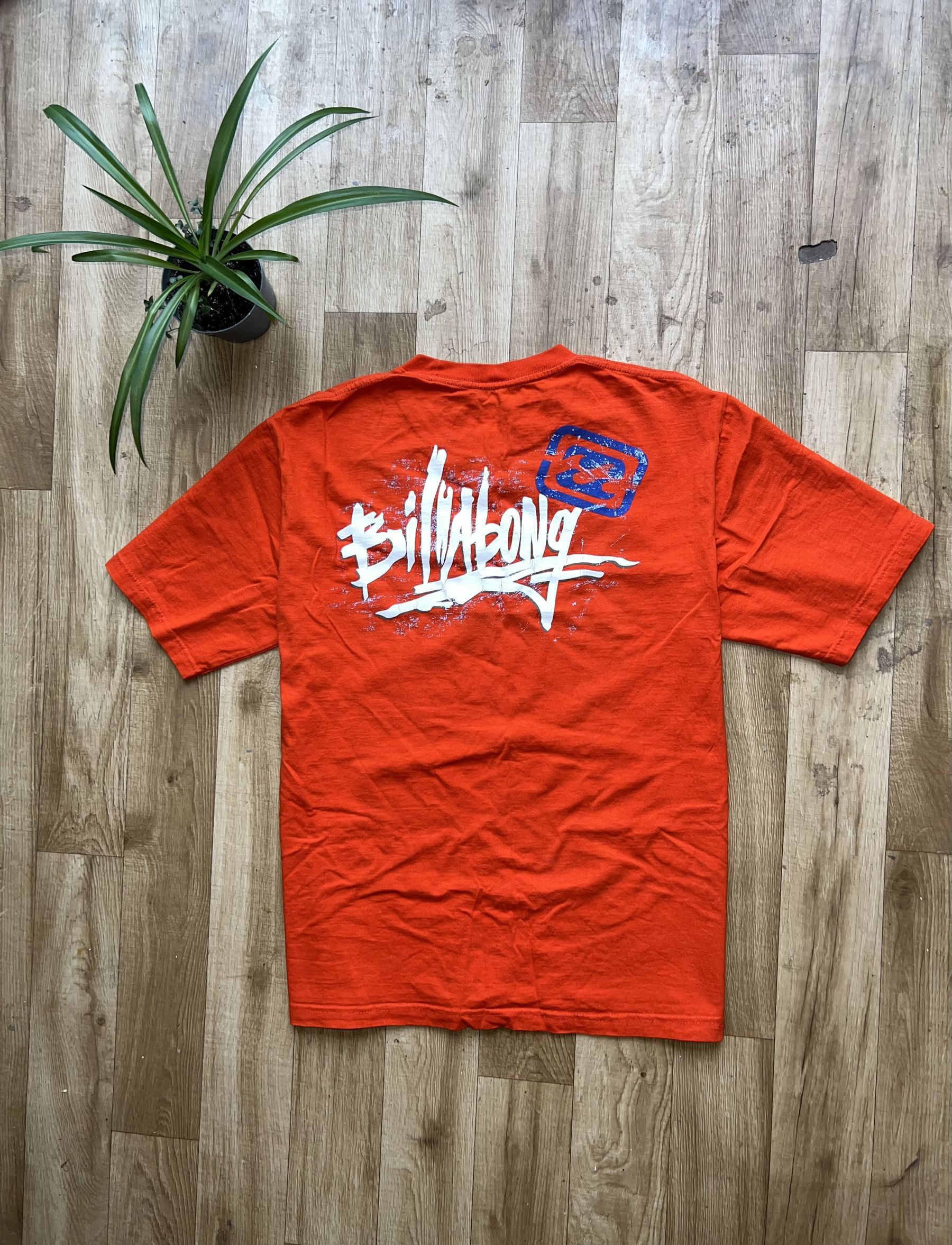 Vintage billabong t shirt big logo orange stussy 90s T shirt Sweater Hoodie