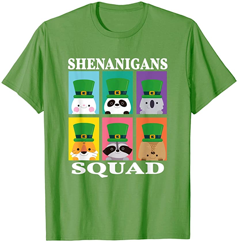 Shenanigans Squad of Animal St Patrick’s Day T-Shirt