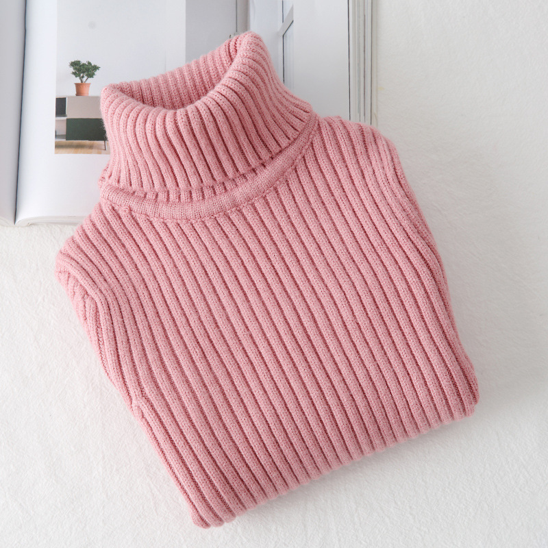 Baby Girls Winter Turtleneck Sweater Clothes 2022 Autumn Children Clothing Pullover Knitted Kids Sweaters alx