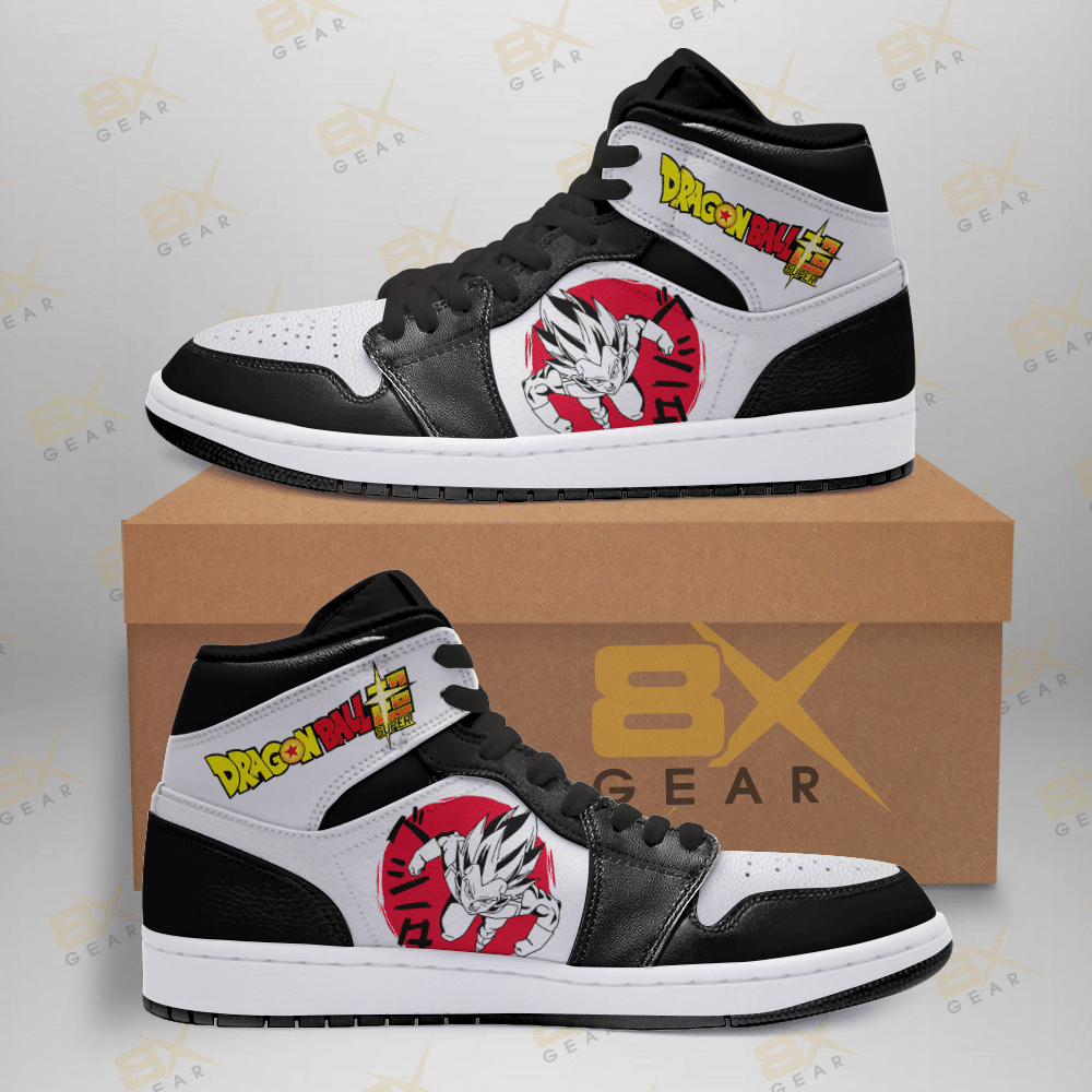 Prince Vegeta Fighting Jordan Sneakers For Dragon Ball Anime Sneakers Air Jordan Shoes Sport Sneaker
