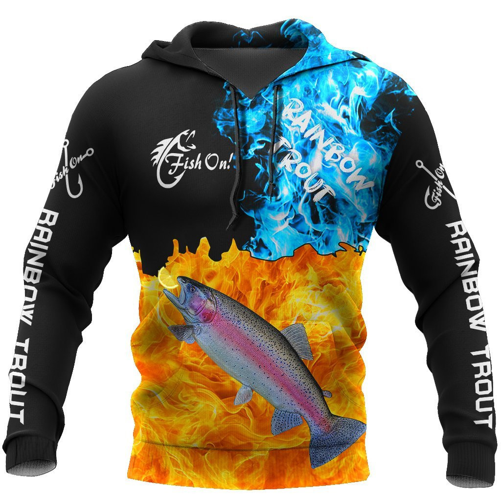 Fish Reaper Trout Lemon On Fire All Over Printed Hoodie For Men And Women Am200210