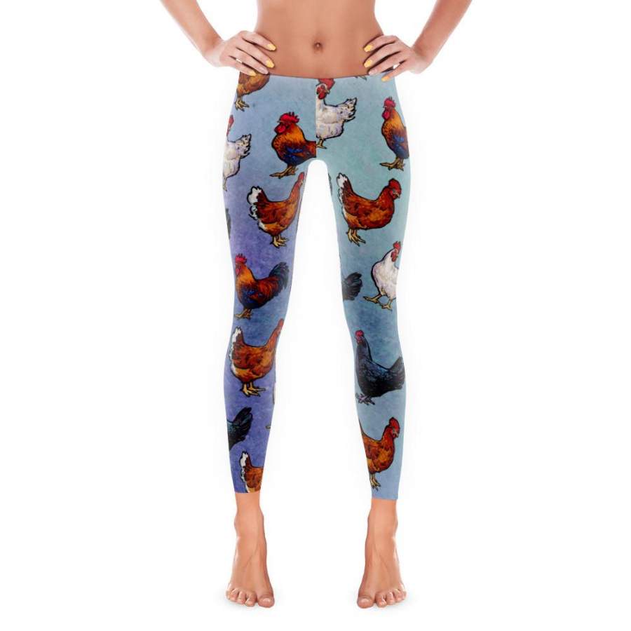 Farm Chicken Leggings - Daily Green Farm