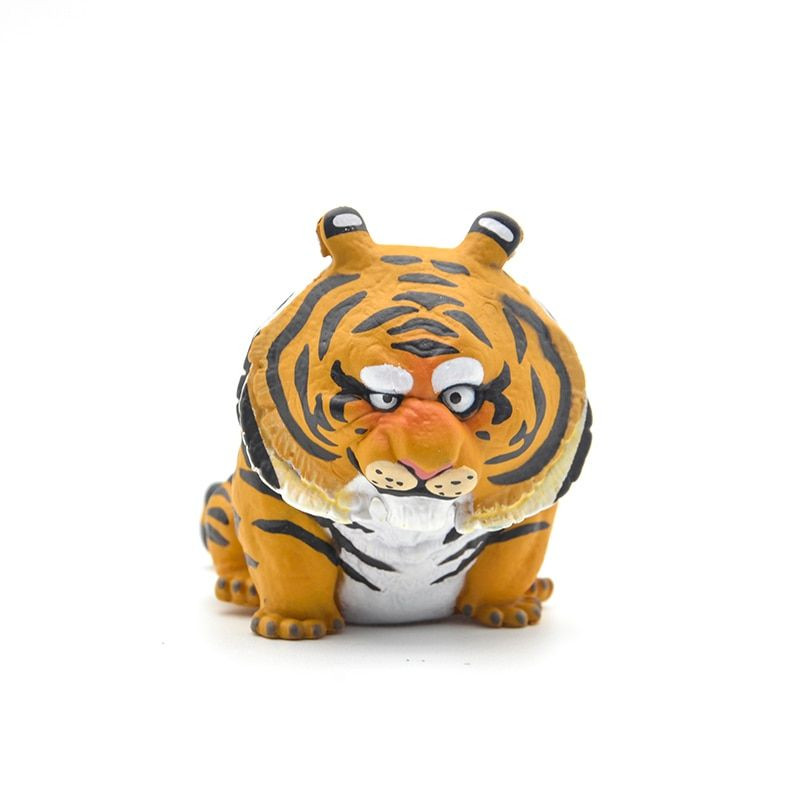 Japan Capsule Toys Funny Animals Wild World Angry Fierce Fat Tiger Hippo Zebra Shoebill Stork Koala Bear Stare Gashapon Figures