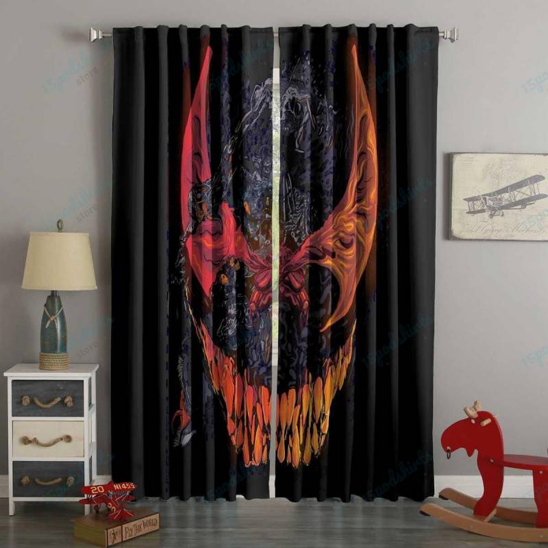 3D Printed Venom Style Custom Living Room Curtains