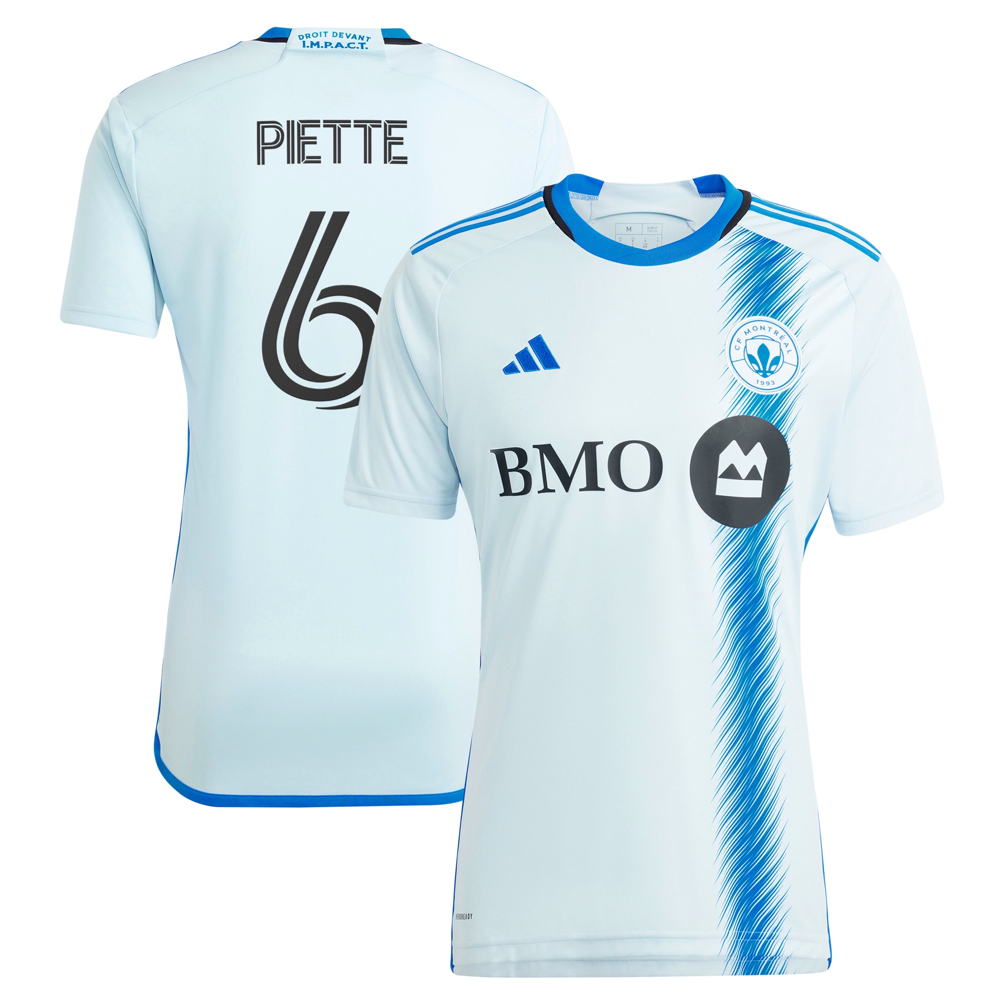 Samuel Piette CF Montreal 2024 La Main Replica Player Jersey  Light Blue