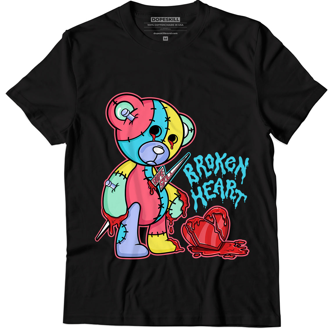 Broken Heart Unisex Shirt Match Dunk Low Candy