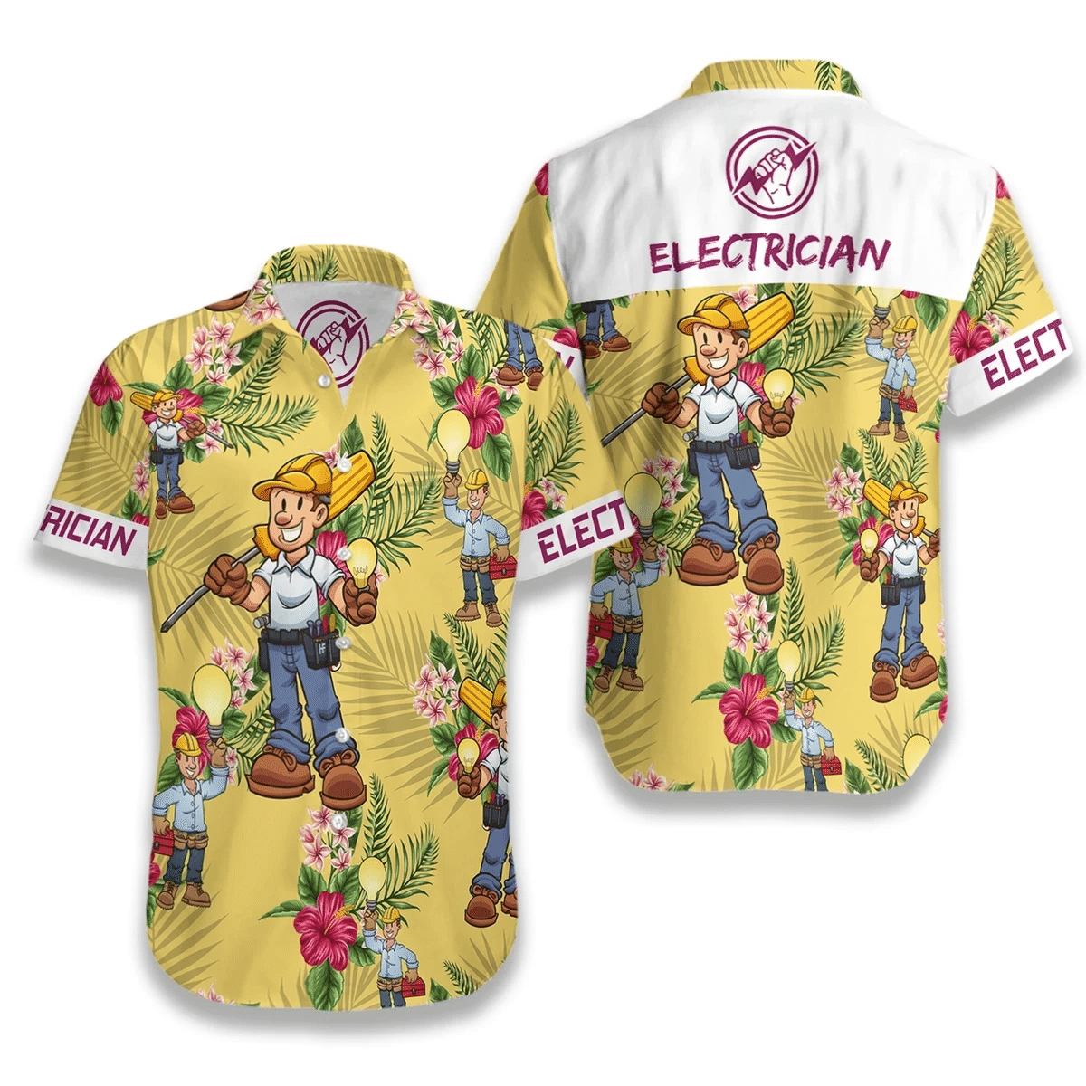 Electrician Hawaii Shirt Unisex Adult Ha100264