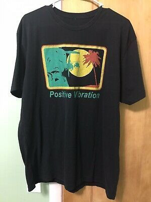 Vintage Shirt Reggae Military Positive Vibration Shirt