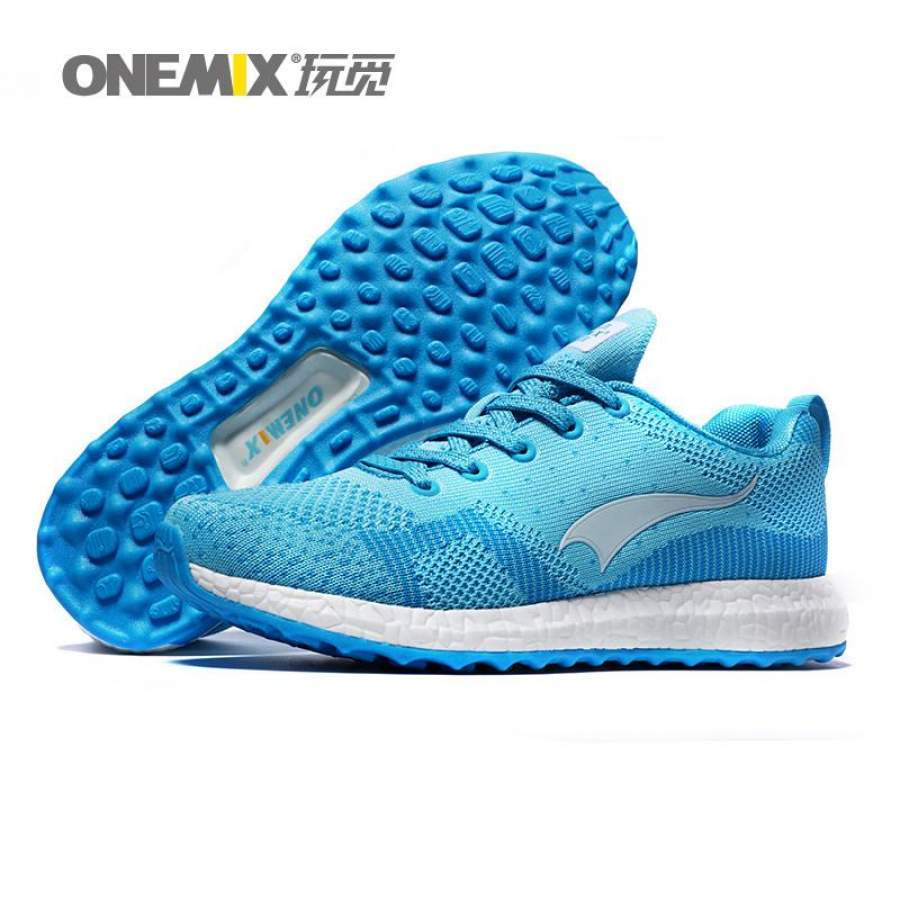 ONEMIX Free Ship Women Running Shoes For Men Mesh Athletic Trainers Black Red Zapatillas Run Sport Shoe Outdoor Walking Sneakers