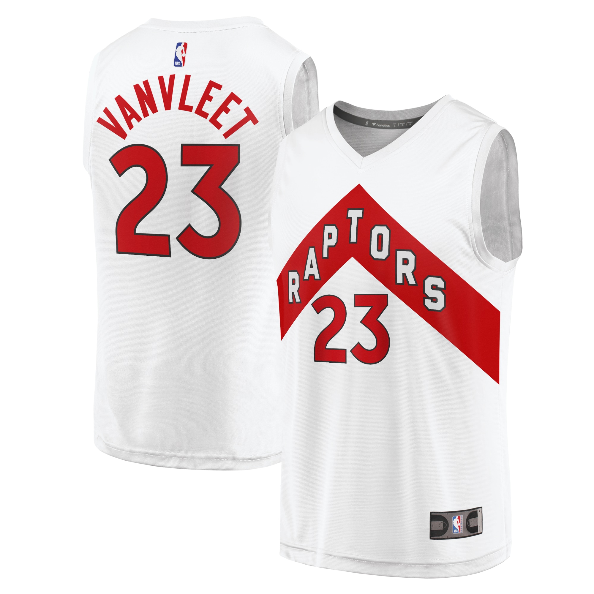 Fred VanVleet Toronto Raptors Fast Break Jersey – Association Edition – White