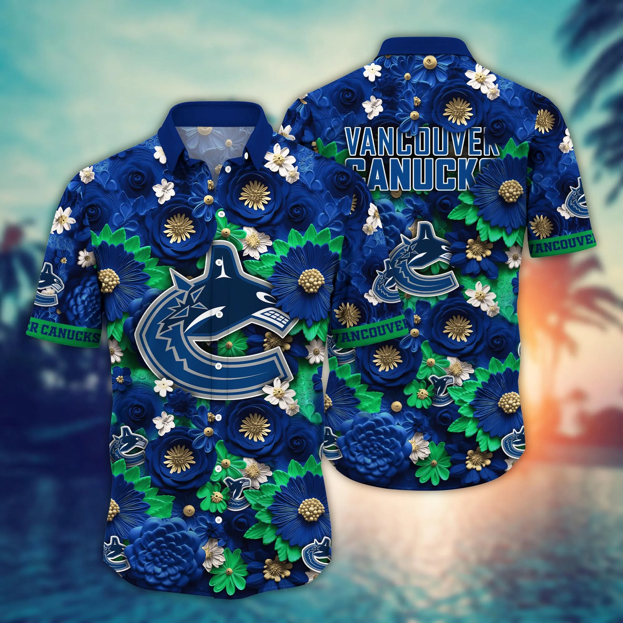 Vancouver Canucks Nhl Hawaiian Shirt Trending For This Summer Customize Shirt Any Team