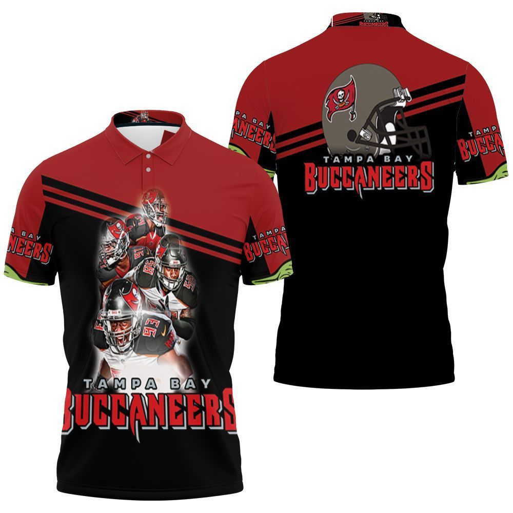 Yoda Tampa Bay Buccaneers Green Helmet Nfc South Division Champions Super Bowl 2021 3D Polo Shirt, Jersey