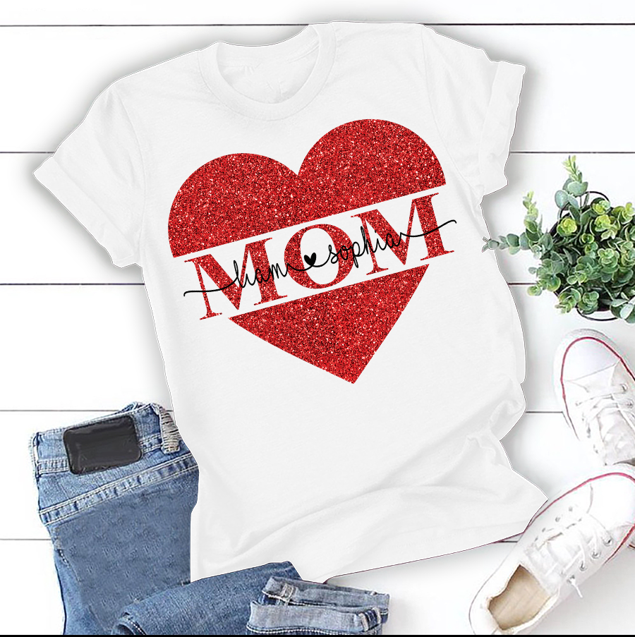 Lovely Mom Personalized T-Shirt