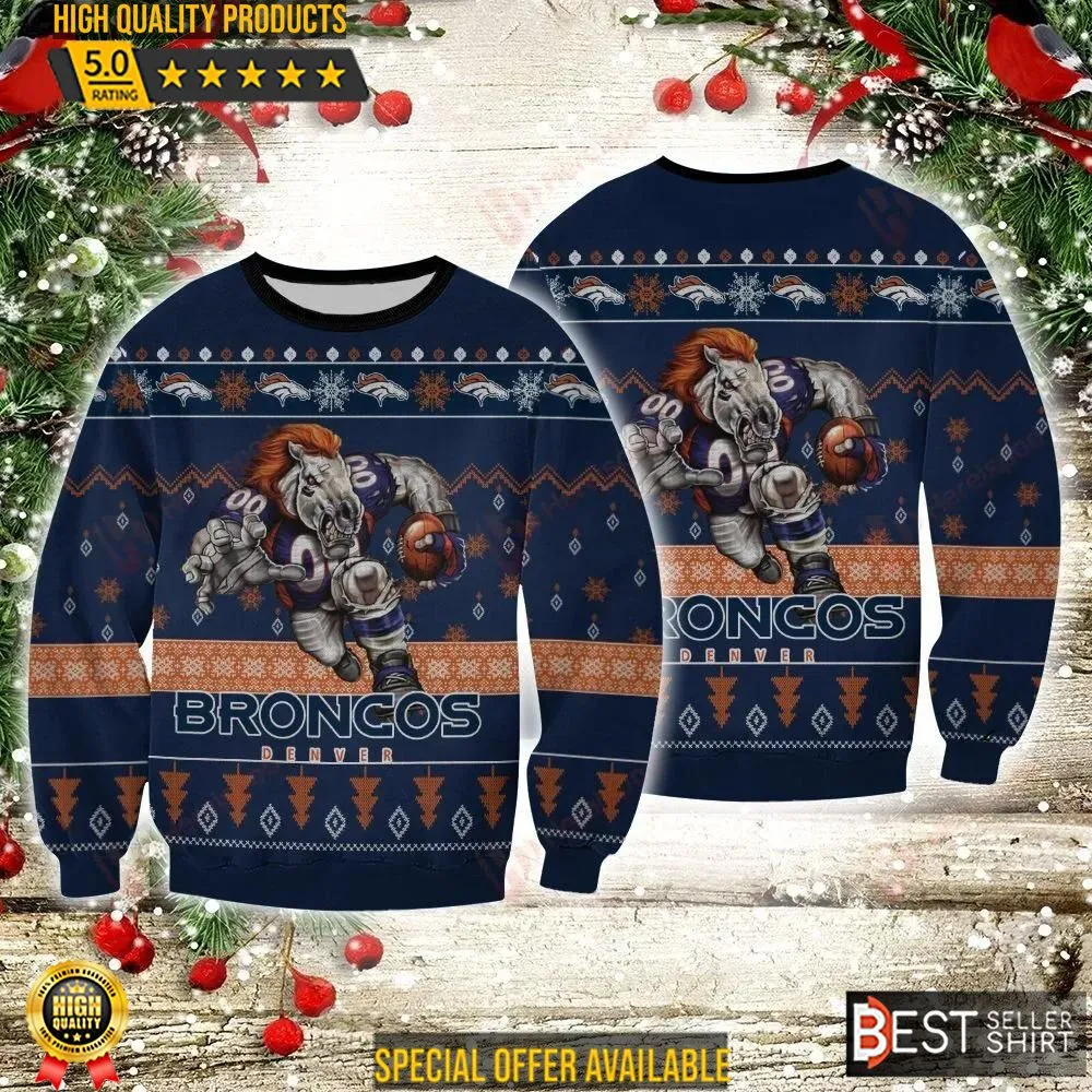 Denver Broncos Players Football Christmas Gift For Fan 3D Full Printing Sweatshirt