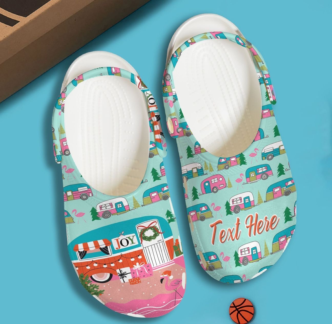 Camping Personalized Clog, Custom Name, Text, Color, Number Fashion Style For Women, Men, Kid, Print 3D Camping And The Flamingo