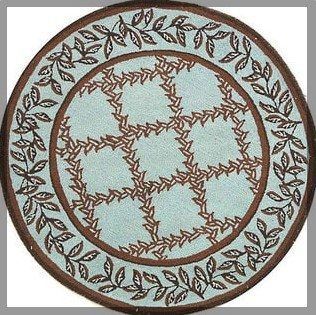 Safavieh Hand Hooked Chelsea Kimber Country Oriental Trellis Wool GE2396 Round Rug  CYSI2907