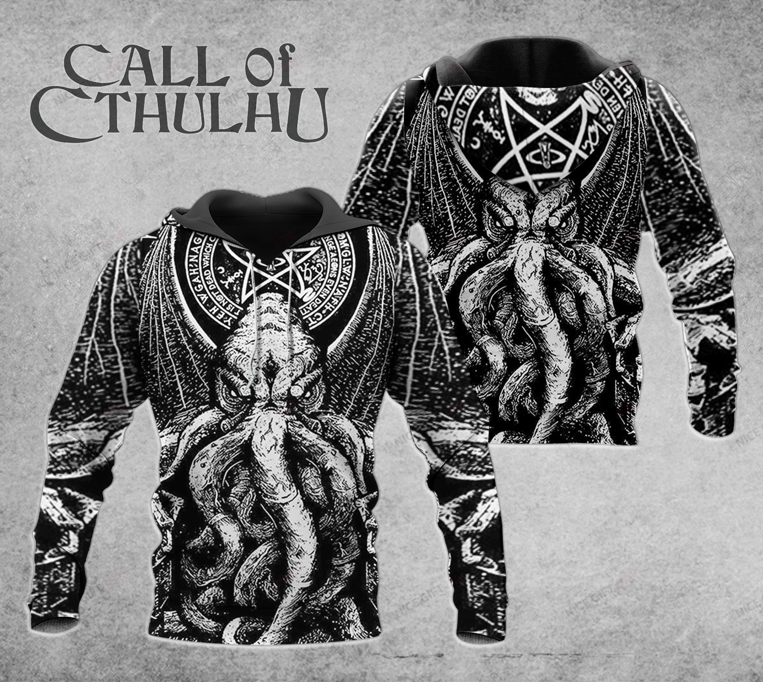 Cthulhu Hoodie 3D 3Ho-P6O4