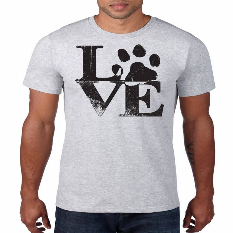 Crushtee Love Paw Print T Shirt Favorite Dog Parent Fur Baby Bark Play Puppy Sweet Adorable Pet Family Cute Rescue Shelter Adopt Breed Save Friend Long Sleeve Hoodie