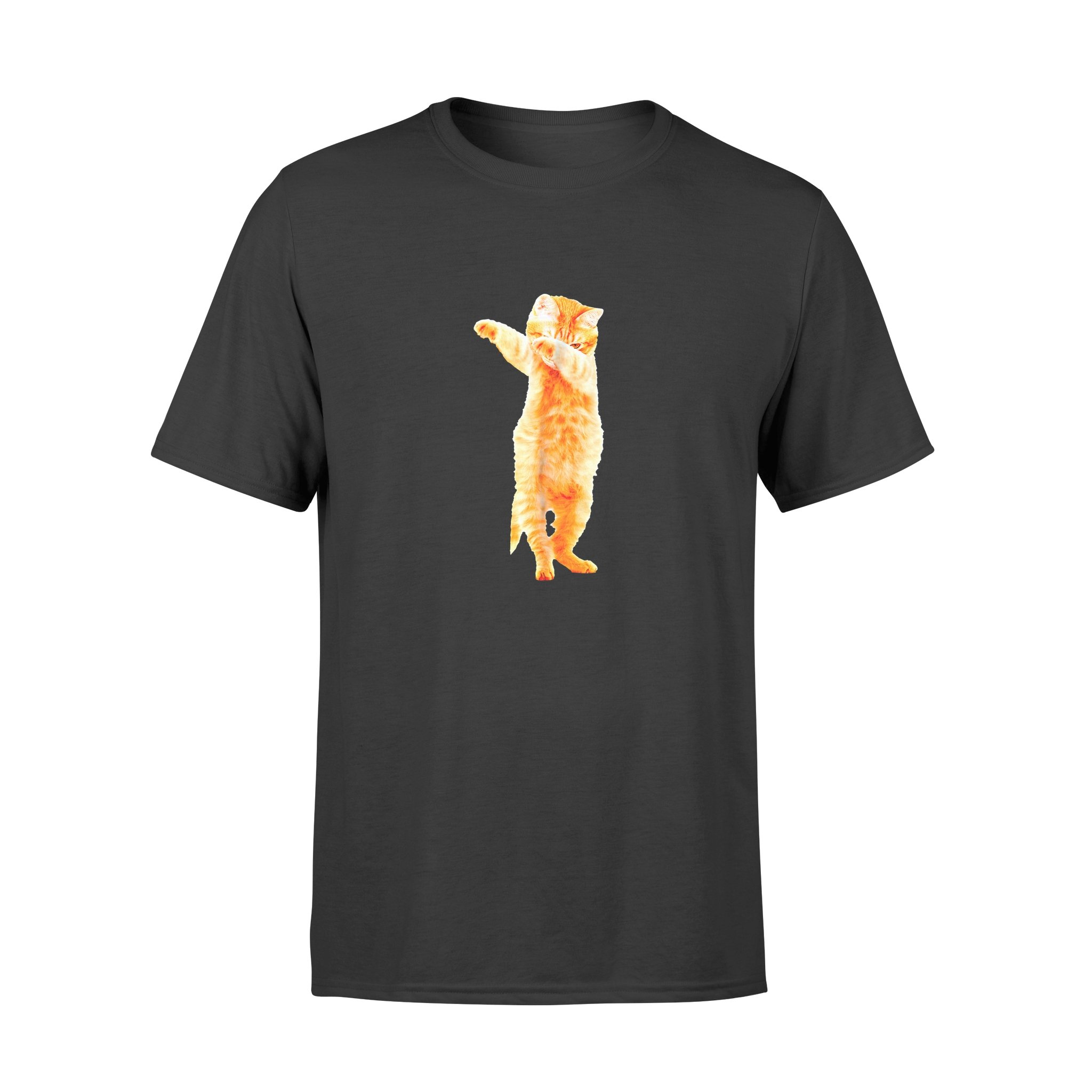 Animals gift idea Dabbing Cat Kitten Funny Dab Dance Kitty Funny T-Shirt – Standard T-shirt