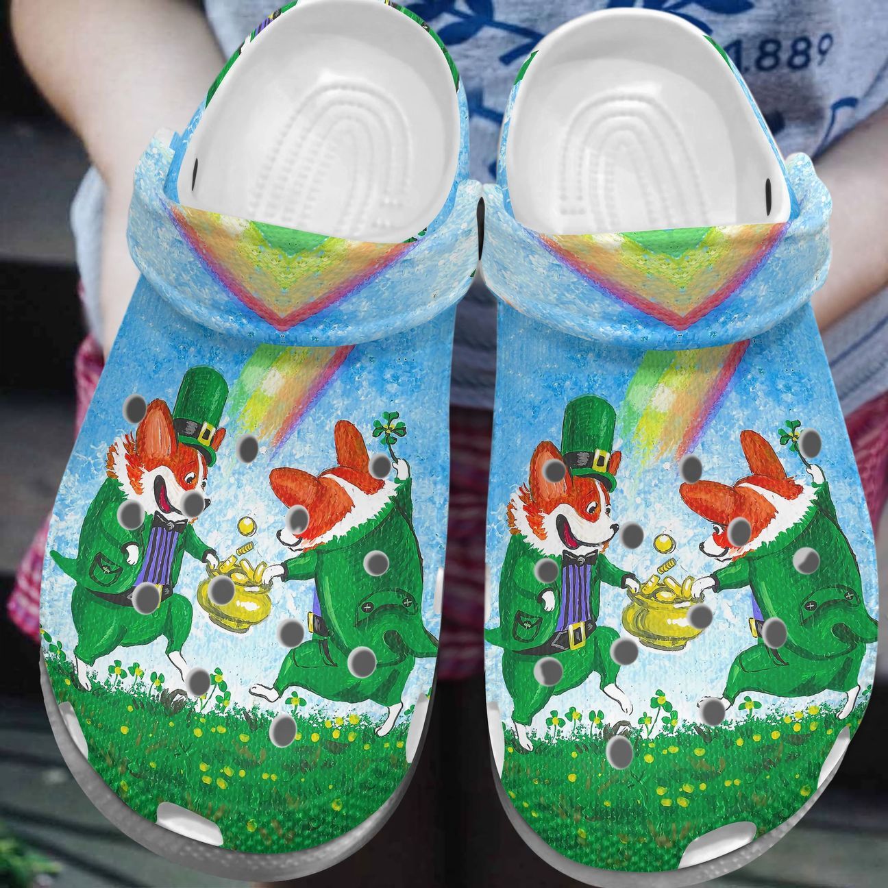 Irish Personalize Clog, Custom Name, Text, Fashion Style For Women, Men, Kid, Print 3D Happy Irish Day 5