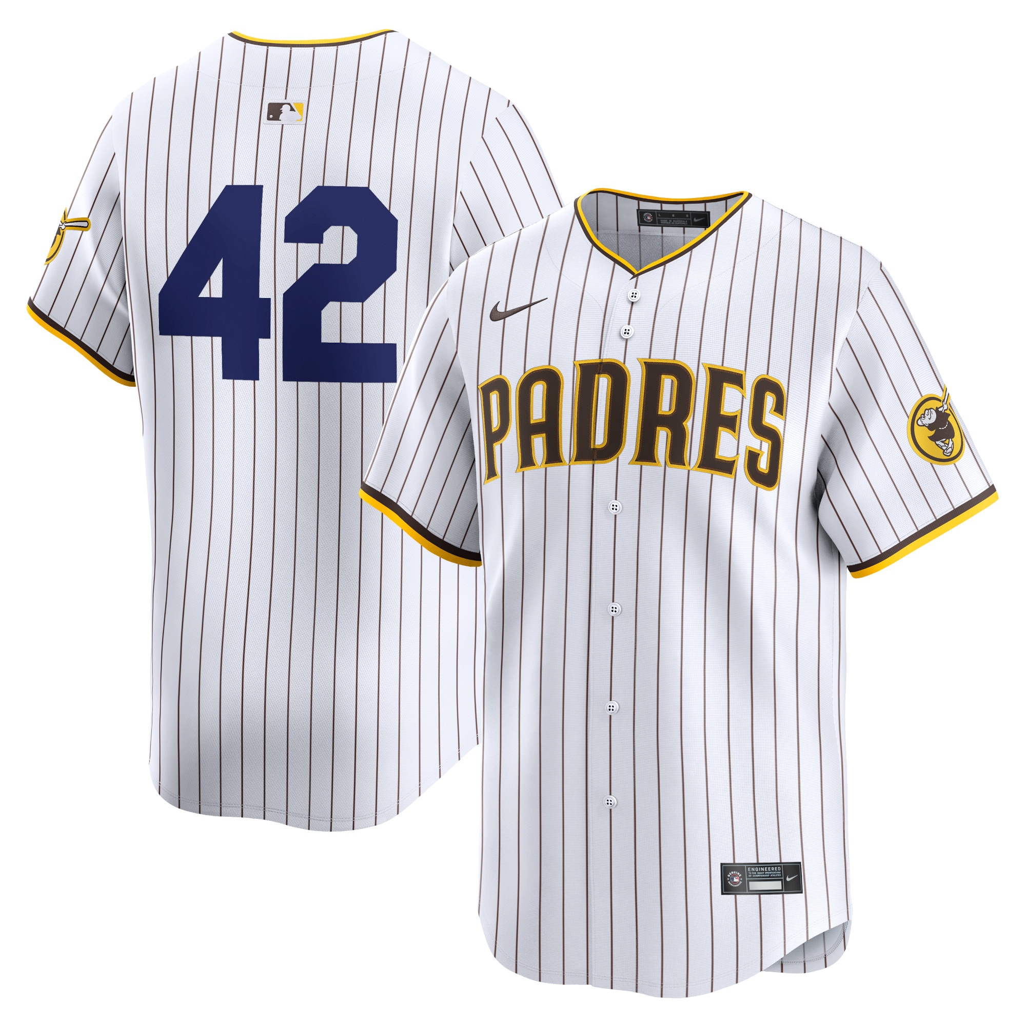 San Diego Padres 2024 Jackie Robinson Day Home Limited Jersey  White